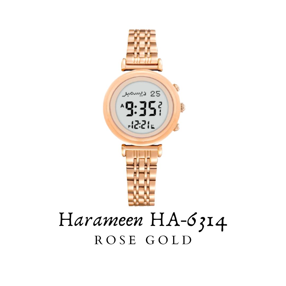 JAM TANGAN KIBLAT HARAMEEN LADIES HA-6314