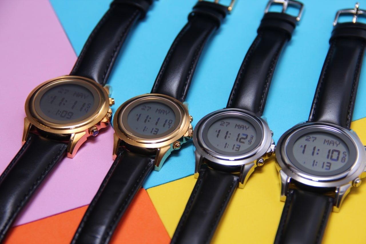 JAM TANGAN KIBLAT HARAMEEN LATHER