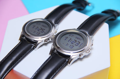 JAM TANGAN KIBLAT HARAMEEN LATHER