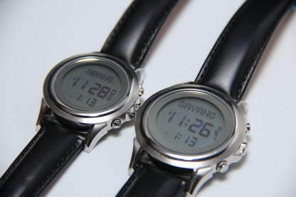JAM TANGAN KIBLAT HARAMEEN LATHER