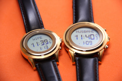 JAM TANGAN KIBLAT HARAMEEN LATHER