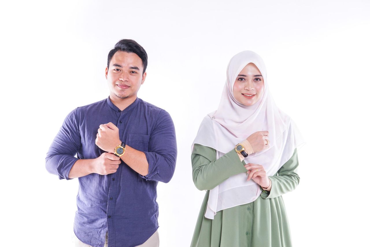 JAM TANGAN KIBLAT HARAMEEN LATHER