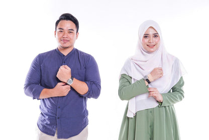 JAM TANGAN KIBLAT HARAMEEN LATHER