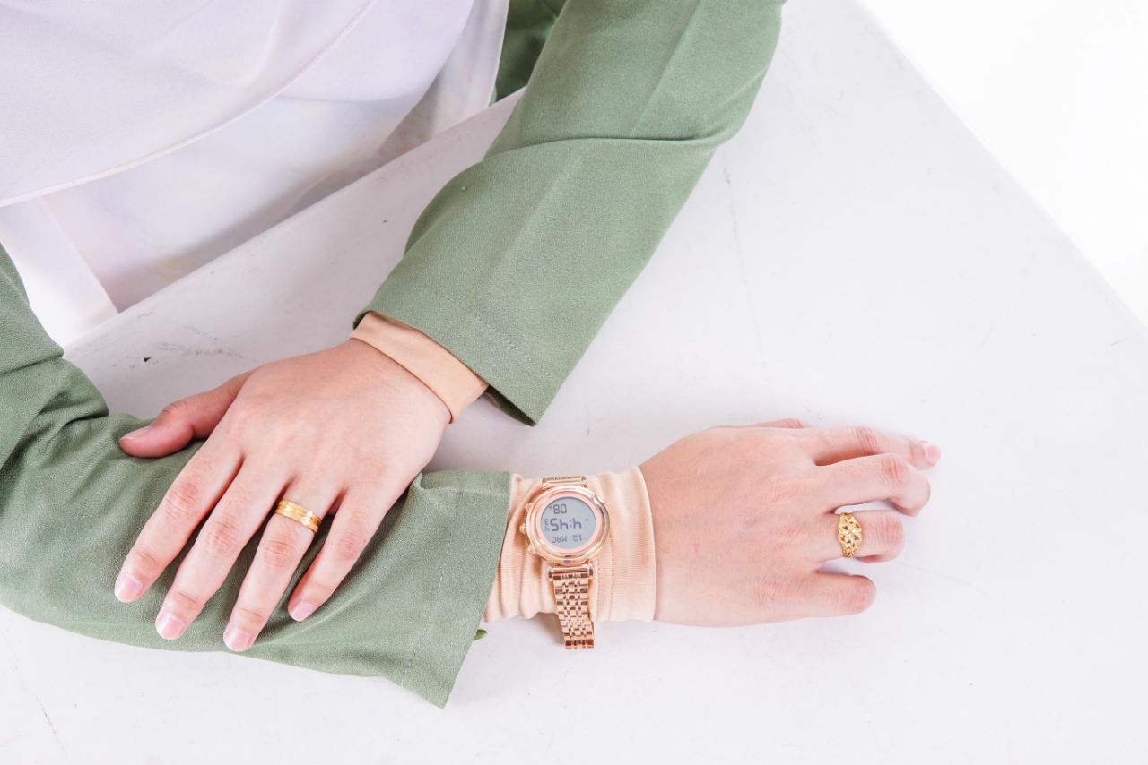 JAM TANGAN KIBLAT HARAMEEN LADIES HA-6314
