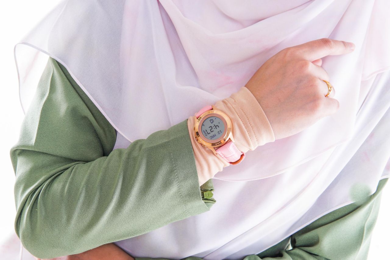 JAM TANGAN KIBLAT HARAMEEN LADIES HA-6371