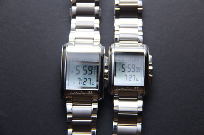 JAM TANGAN KIBLAT HARAMEEN STAINLESS STEEL SQUARE