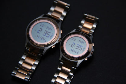 JAM TANGAN KIBLAT  HARAMEEN STAINLESS STEEL