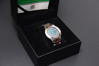 JAM TANGAN KIBLAT  HARAMEEN STAINLESS STEEL