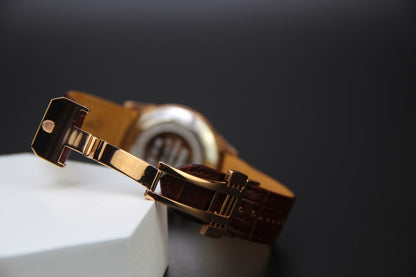 JAM TANGAN KIBLAT HARAMEEN  HA-6102 MEN (BUTTERFLY BUCKLE)