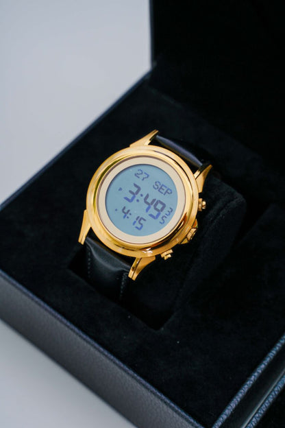 JAM TANGAN KIBLAT HARAMEEN LATHER