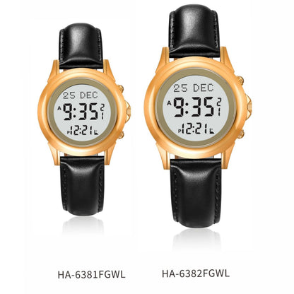 JAM TANGAN KIBLAT HARAMEEN LATHER